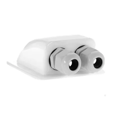 Produktbild von Offgridtec© Dachdurchführung 2-fach weiß für Kabeldurchmesser 3-12mm
