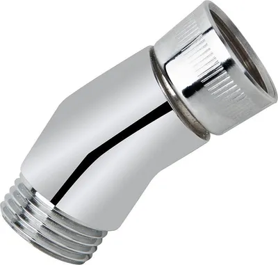Produktbild von Schlauchadapter 22,5° Messing verchromt, IG DN 15 (1/2"), AG DN 15 (1/2")