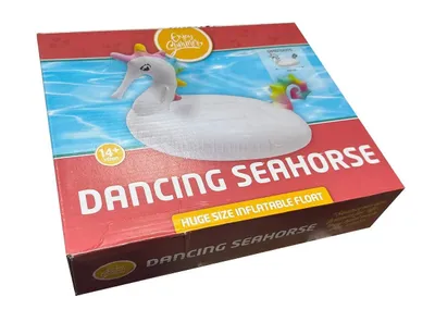 Produktbild von Gifts & Concepts Seepferdchen AUFBLASBAR SCHWIMMINSEL LUFTMATRATZE BADEINSEL 160 cm