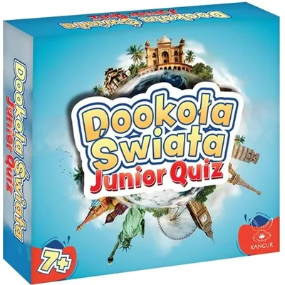 Productafbeelding van KANGURO-spel: Quiz Rond de Wereld, Junior, 75987