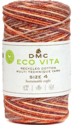 Image de Fil DMC Eco Vita 4 Multi-Technique – Coton recyclé (250g), Oeko-Tex (Couleur 103)
