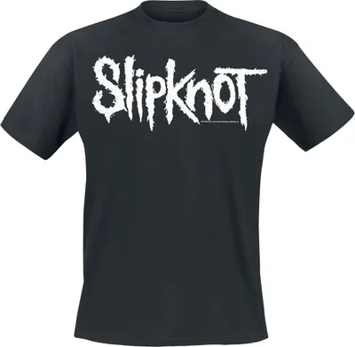 Produktbild von Slipknot T-Shirt Uni White Logo schwarz XL