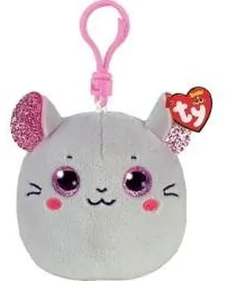 Image de Ty Squish A Boo Clips Cuddly Mouse Catnip 8 cm
