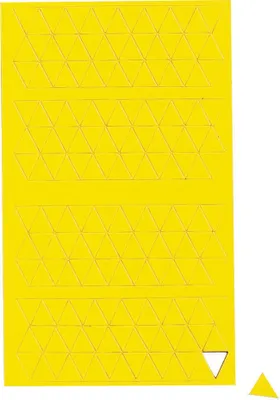 Produktbild von MAUL Magnetsymbol Dreieck 180 Stück Ferrit magnetisch beschriftbar 1 x 1 x 0.1 cm grün
