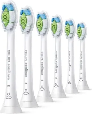 Produktbild von Zahnbürstenkopf, Philips Sonicare Optimal White HX6066/87, 6er Pack, Schalltechnologie, Fleckenentfernung