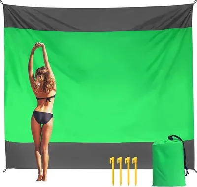 Produktbild von Famanu Picknickdecke – XXL, wasserfest und sanddicht – ideal für Strand und Camping