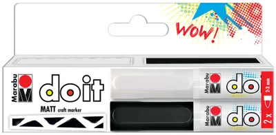 Image de Marqueurs acryliques Marabu DO IT Craftmarker set de 2