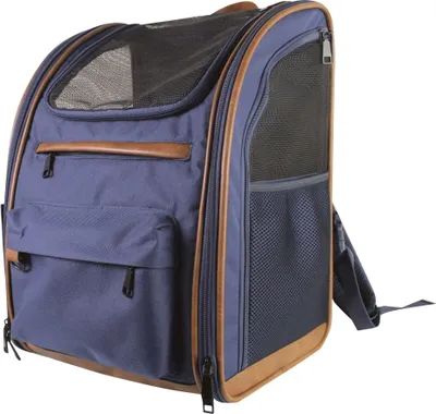 Produktbild von Tasche "Tomek" L 43x20x28cm blau/braun
