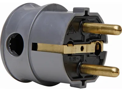 Produktbild von KOPP Schutzkontakt-Winkelstecker 178520009, silber