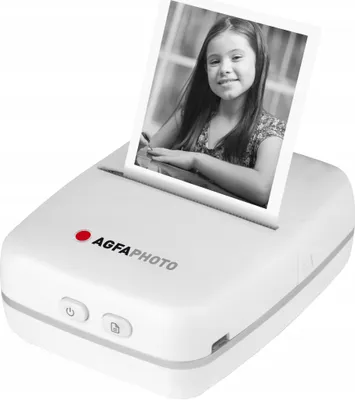 Produktbild von Agfa Realipix MINI P 8 Photos included Portable Photo Printer White (APOCPWH)