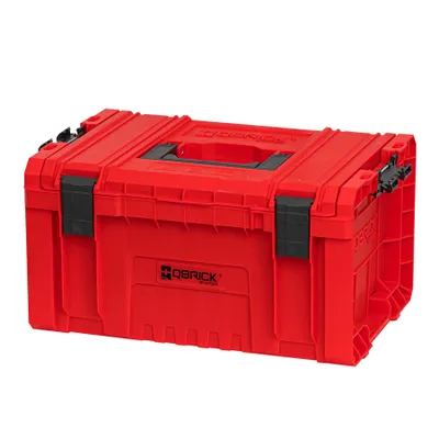 Obrázok produktu pre Qbrick System PRO Toolbox 2.0 RED ULTRA HD Vlastný kufor na náradie 450 x 260 x 240 mm 19 l stohovateľný IP54 s 3 priehradkami a policou