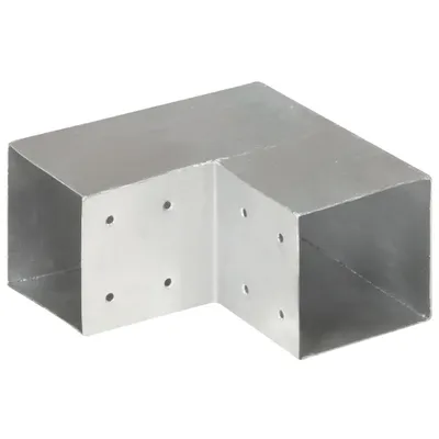 Immagine prodotto di Connettore per Pali a Forma di L in Metallo Zincato 101x101 mm