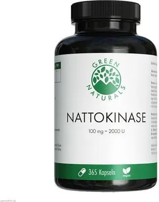 Produktbild von GREEN NATURALS Nattokinase 100 mg vegan, 365 St KAP