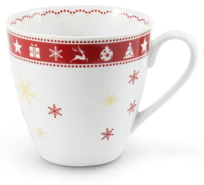 Produktbild von Weihnachtsporzellan, Becher, 0,30 l, Tschechisches Porzellan, Leander