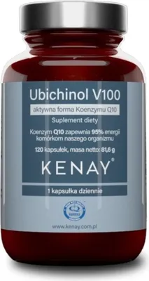 Obrázok produktu pre Kenay doplnky stravy Ubichinol Koenzym Q10 V100 120 Kaps, BI8325