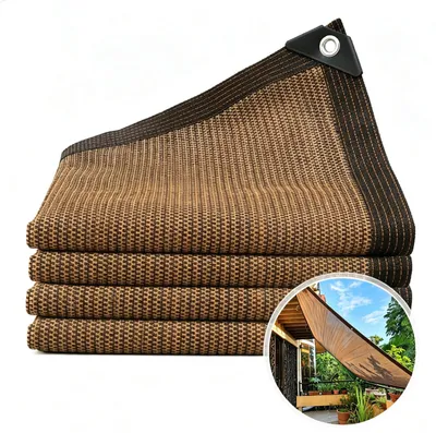 Produktbild von Sonnenschutz Netz Schattierungsnetz 2X3m, Sonnensegel Garten, Schattennetz Beschattungsnetz für Pflanze Gewächshaus Scheune Außen Hof