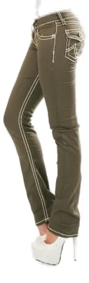 Productafbeelding van Miss RJ Jeans, dames skinny jeans met klepzak en stevige stiksels. (Verkrijgbaar in Duitsland, Nederland, Zweden en Polen.)