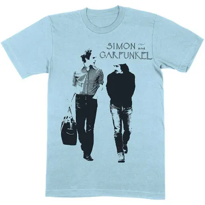Productafbeelding van Simon & Garfunkel T-shirt met korte mouwen, lichtblauw, maat M