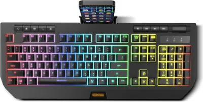 Obrázok produktu pre Krom Kuma, Kábel, USB, Polomechanický spínač, QWERTY, RGB LED, Čierna