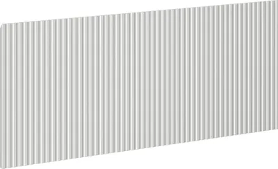 Produktbild von Mexen Rivel Front mit Riffelung für Badezimmer-Unterschrank 100 x 43,5 cm, graumatt - 91A20-1000-470-1-62