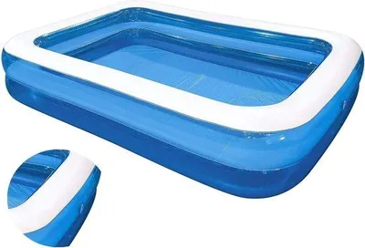Produktbild von Famanu Aufblasbares Schwimmbad - Familienfreundliches Gartenpool - Für den Sommer
