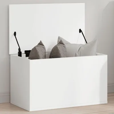 Produktbild von vidaXL Truhe Weiß 60x35x35 cm Holzwerkstoff