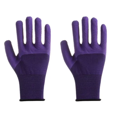 Produktbild von INF Gartenhandschuhe / Arbeitshandschuhe für den Außenbereich Violett