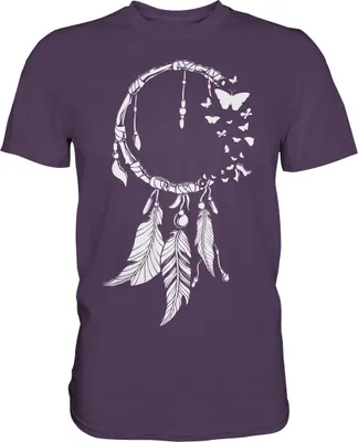 Produktbild von Traumfänger Schmetterlinge T-Shirt – Urban Purple / XL