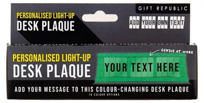 Produktbild von Gift Republic: Schreibtischschilder