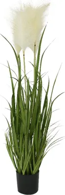 Produktbild von Kunstpflanze Gras Kunststoff Ø 12 cm H 100 cm grün