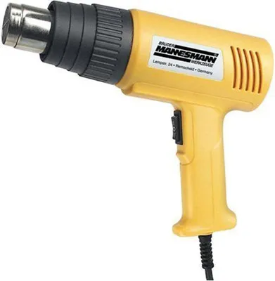 Obrázok produktu pre Horkovzdušná fénka Mannesmann s výkonom 2000 W a 4-dielnou sadou príslušenstva pre všestranné použitie