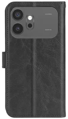 Produktbild von Mayaxess, Klapphülle für Honor 600 / 600 Pro mit Standfunktion und Handschlaufe, Schwarz