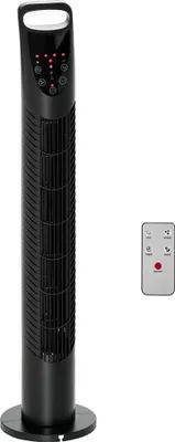 Produktbild von HOMCOM Turmventilator leise, Standventilator mit 3 Belüftungsstufen, 7,5H Timer