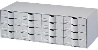 Zdjęcie produktu dla PaperFlow 9H44442.02, 16 szuf., Szary, Monochromatyczny, 1076 mm, 342 mm, 329 mm