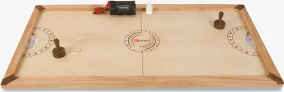 Immagine prodotto di Ubergames - Hockey da tavolo - Legno di mango ECO - Hockey scorrevole India - con polvere e dischi - completo