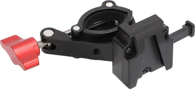Image de Serre-batterie V-Mount, Adaptateur de batterie à verrouillage rapide en alliage d'aluminium avec V-Lock, stable et léger avec coussinets en caoutchouc, Tige avec tube de 10�C41 Mm de diamètre, Compatible