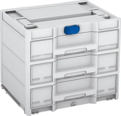 Zdjęcie produktu dla TANOS Systainer³ Sortainer/3 M 337 jasnoszary/niebieski sygnałowy