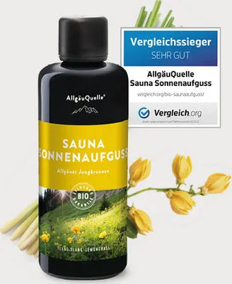 Produktbild von Saunaaufguss Sonnenaufguss Saunaduft mit Ylang-Ylang und Lemongrass
