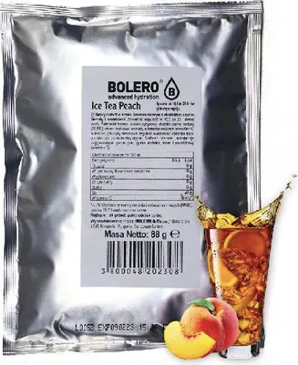 Produktbild von Bolero Beutel Eistee Pfirsich 88g