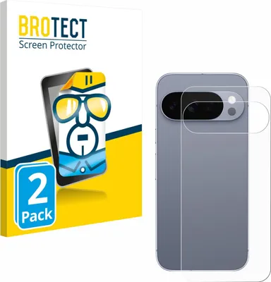 Produktbild von 2x Für Google Pixel 10 Pro (Rückseite) Schutzfolie BROTECT Displayschutz Display Schutz Folie Klar Transparent