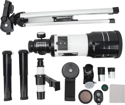 Produktbild von Astronomisches Teleskop HD-Monokular, leistungsstarkes Monokular mit Stativ, einfach aufzubauen