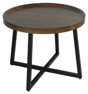 Immagine prodotto di Tavolino Rotondo da Caffè Design Moderno Salotto e Camera 50x39x50cm
