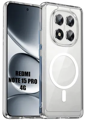 Image de Coque pour Xiaomi Redmi Note 15 Pro 4G, Protection Anti-Rayures Antichoc avec Anneau Magnétique