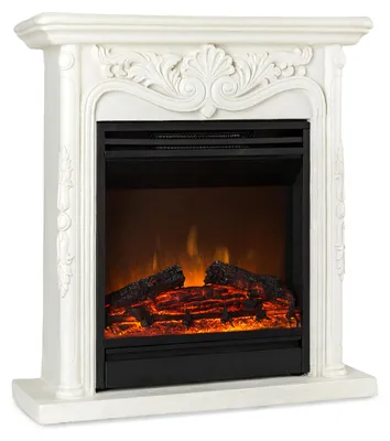 Produktbild von Klarstein Deko Kamin mit LED-Flammen, Elektro Kamin mit Heizung, 1800W Elektrischer Kamin, Sparsamer Kamin Elektrisch, Wandkamin mit Fernbedienung & Timer, Elektrische Kamine mit MDF-Gehäuse
