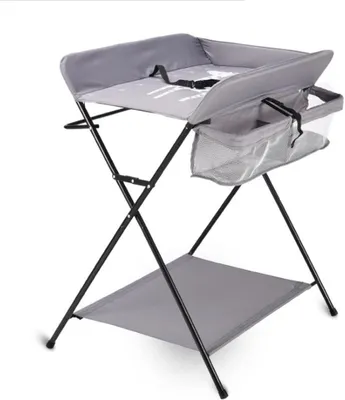 Immagine prodotto di Tavolino fasciatoio - 80 x 63 cm - Grigio scuro - Design pieghevole