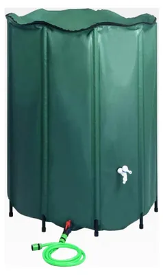 Produktbild von Faltbarer Regenwassertank mit Hahn 1250L