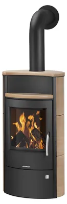 Produktbild von Oranier | Kaminofen | Pori 7 | 6,5 kW | Stahl Schwarz, Corretto