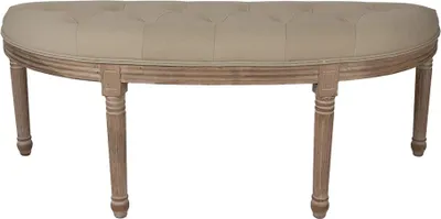 Produktbild von Clayre & Eef Bank 125x41x48 cm Braun Beige Holz
