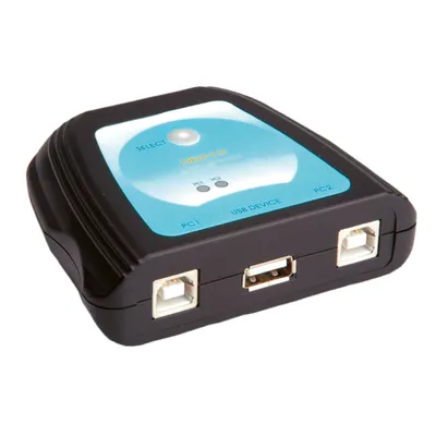 Obrázok produktu pre VALUE Manual USB 2.0 Switch - USB-Umschalter für die gemeinsame Nutzung von Peripheriegeräten - 2 x USB