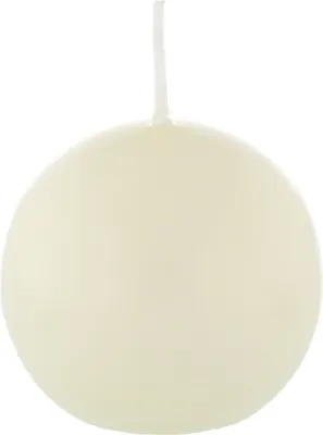 Produktbild von Kugelkerzen Champagner, Ø 40 mm, 12 Stück, dt. Kerzen in RAL Kerzenqualität, Kein rußen und tropfen